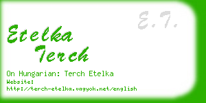 etelka terch business card